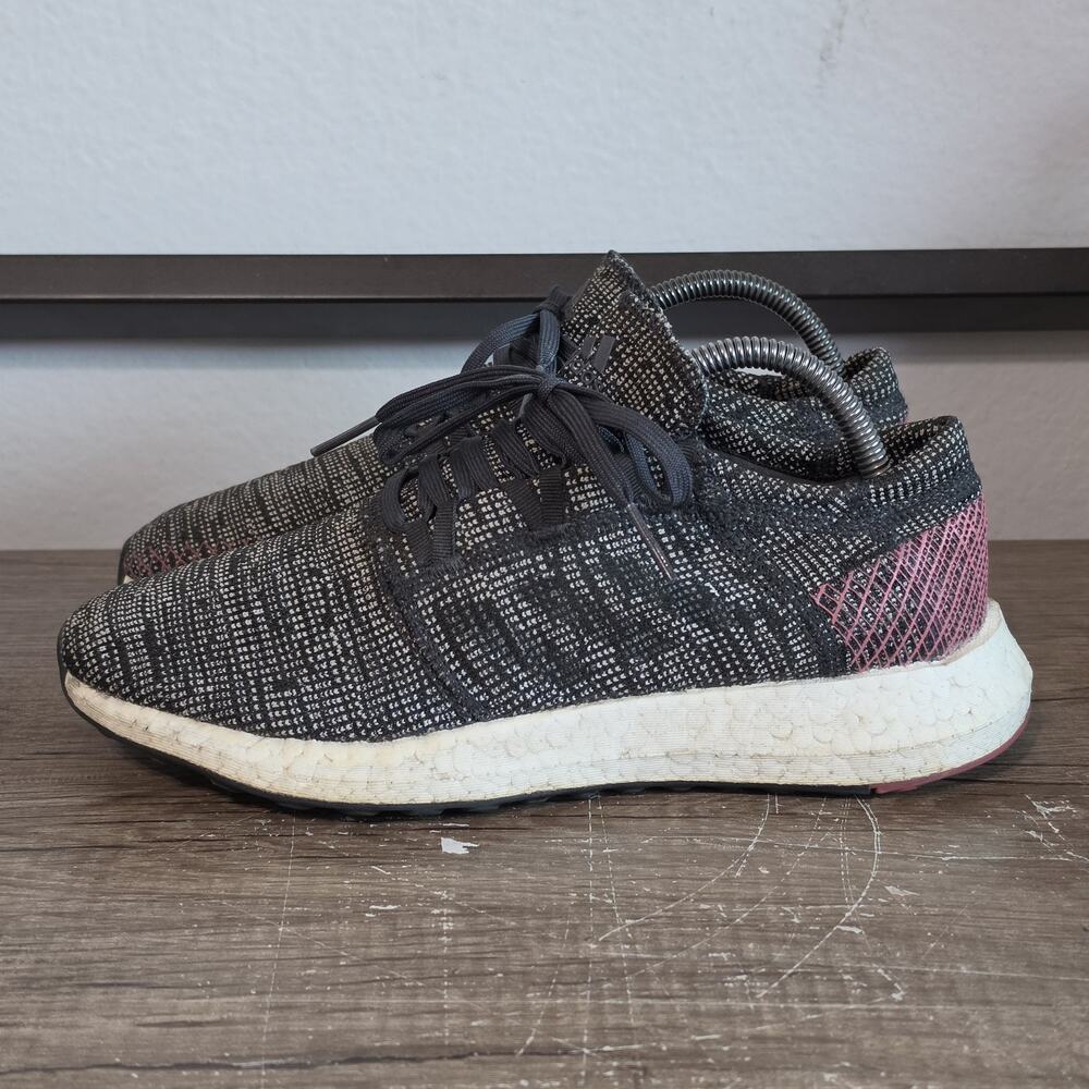 Adidas Pureboost Go Women's Running Shoes Sneakers Size 8.5 Carbon/Trace Maroon
